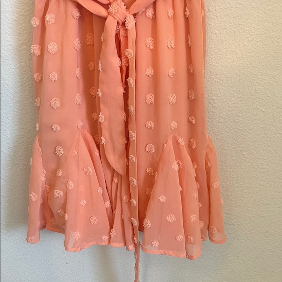 Peach Sleeveless Dress - Picture 4 of 5